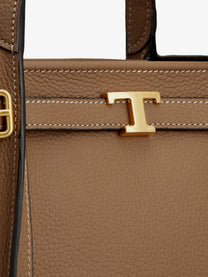 Tod's Women's Signature Leather Shopping Bag Beige