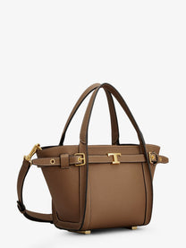 Tod's Women's Signature Leather Shopping Bag Beige