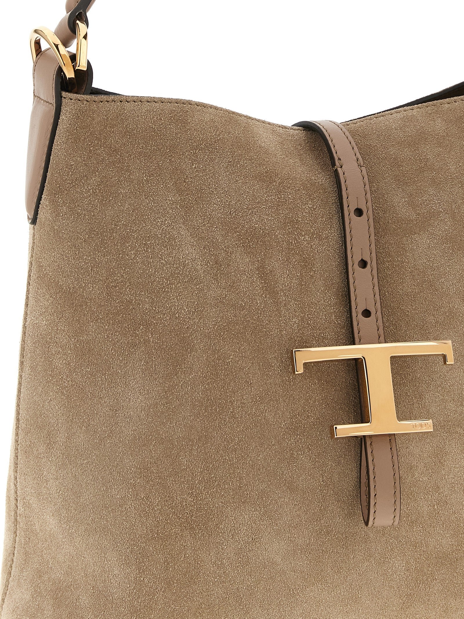 Tod's Timeless Mini Bucket Bag Beige
