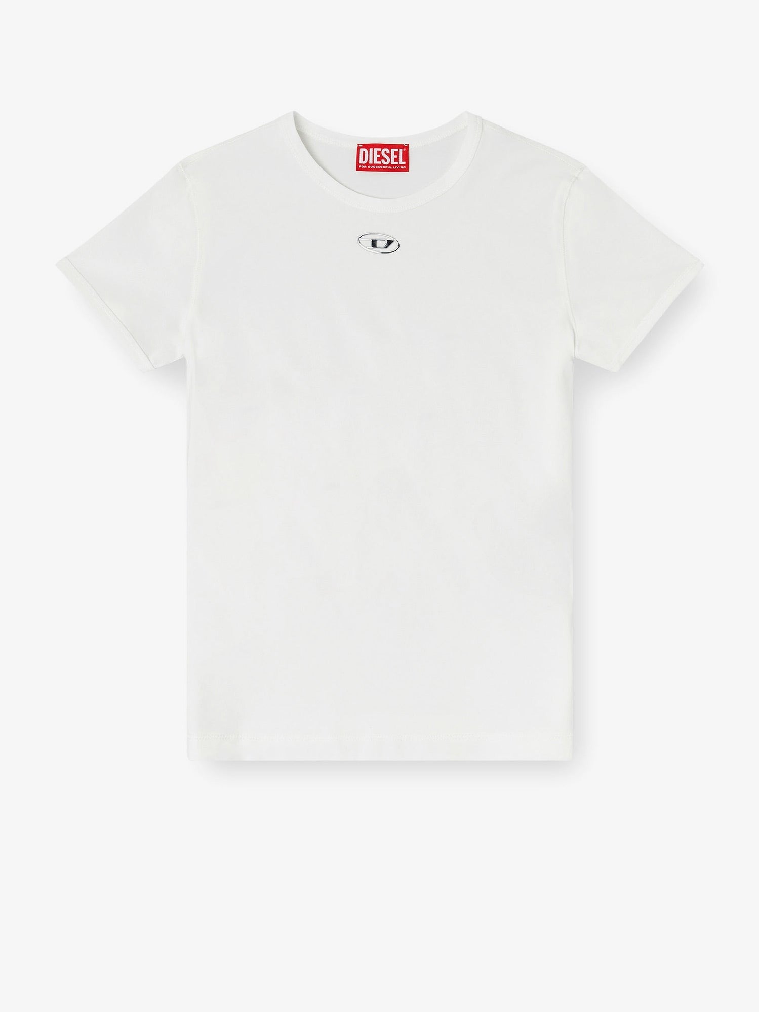 Diesel Women's Uncutieslong OD Shirt White