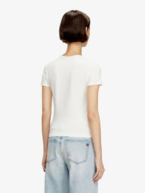 Diesel Women's Uncutieslong OD Shirt White