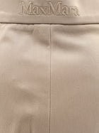 Max Mara Women's Tabacco Stretch Cotton Shorts Green