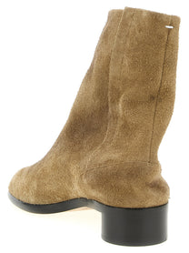Maison Margiela Tabi Ankle Boots Beige
