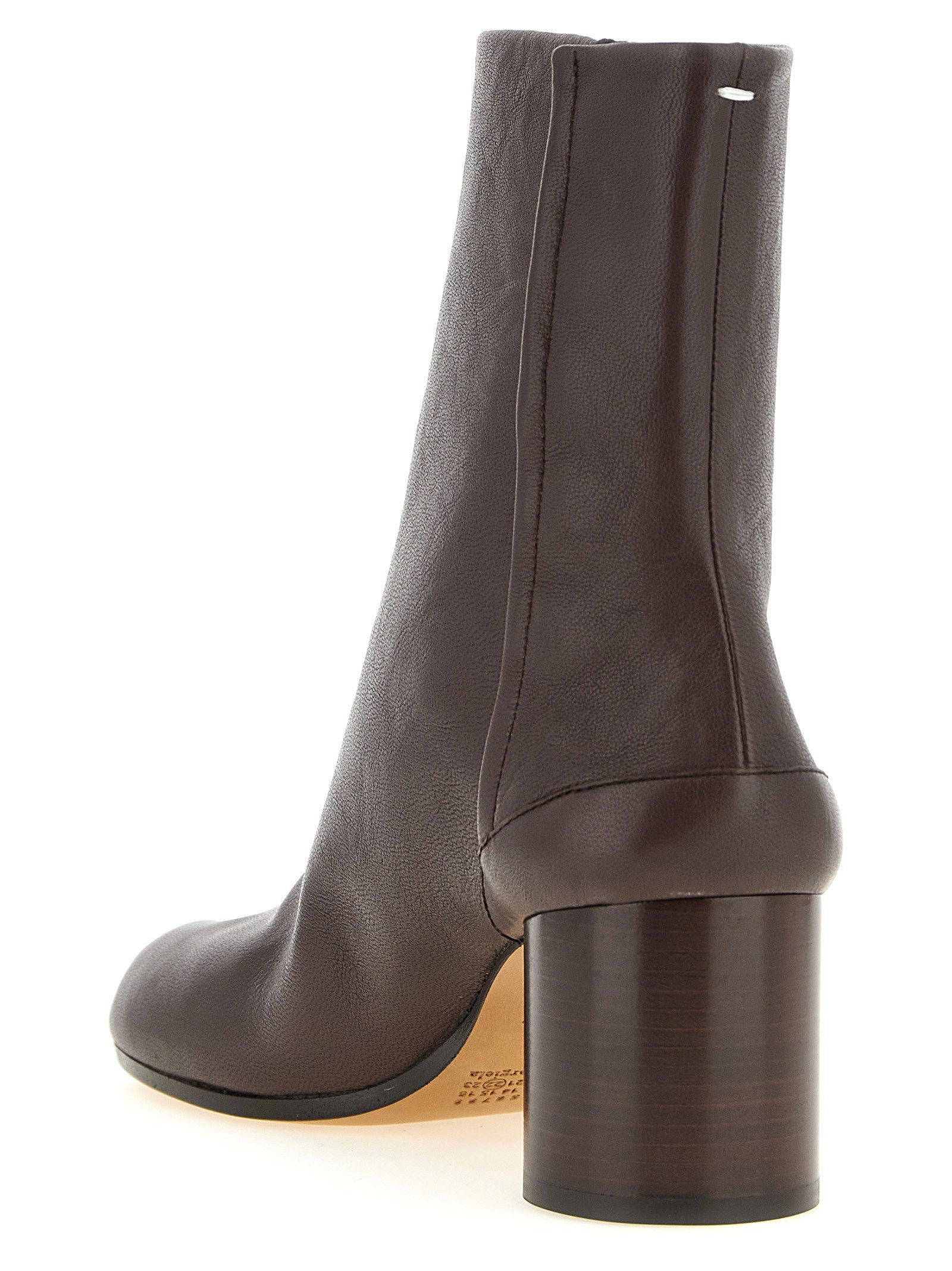 Maison Margiela Tabi Ankle Boots Brown