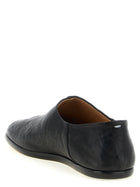 Maison Margiela Men's Tabi Leather Slip Ons Black, view 3