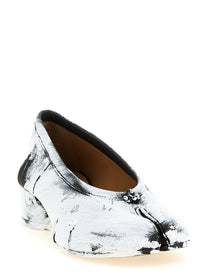 Maison Margiela Tabi Heeled Ballet Flats White