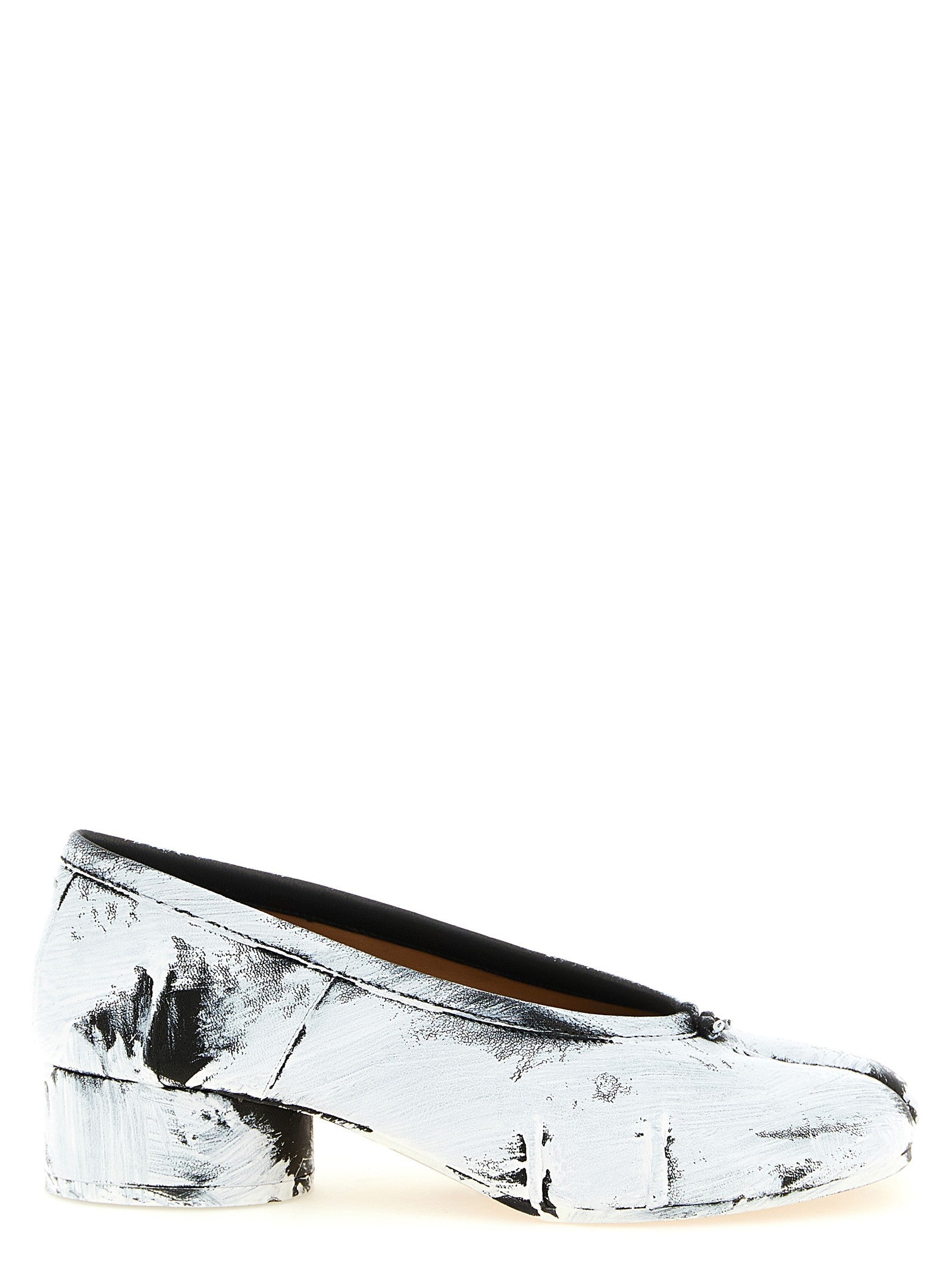 Maison Margiela Tabi Heeled Ballet Flats White