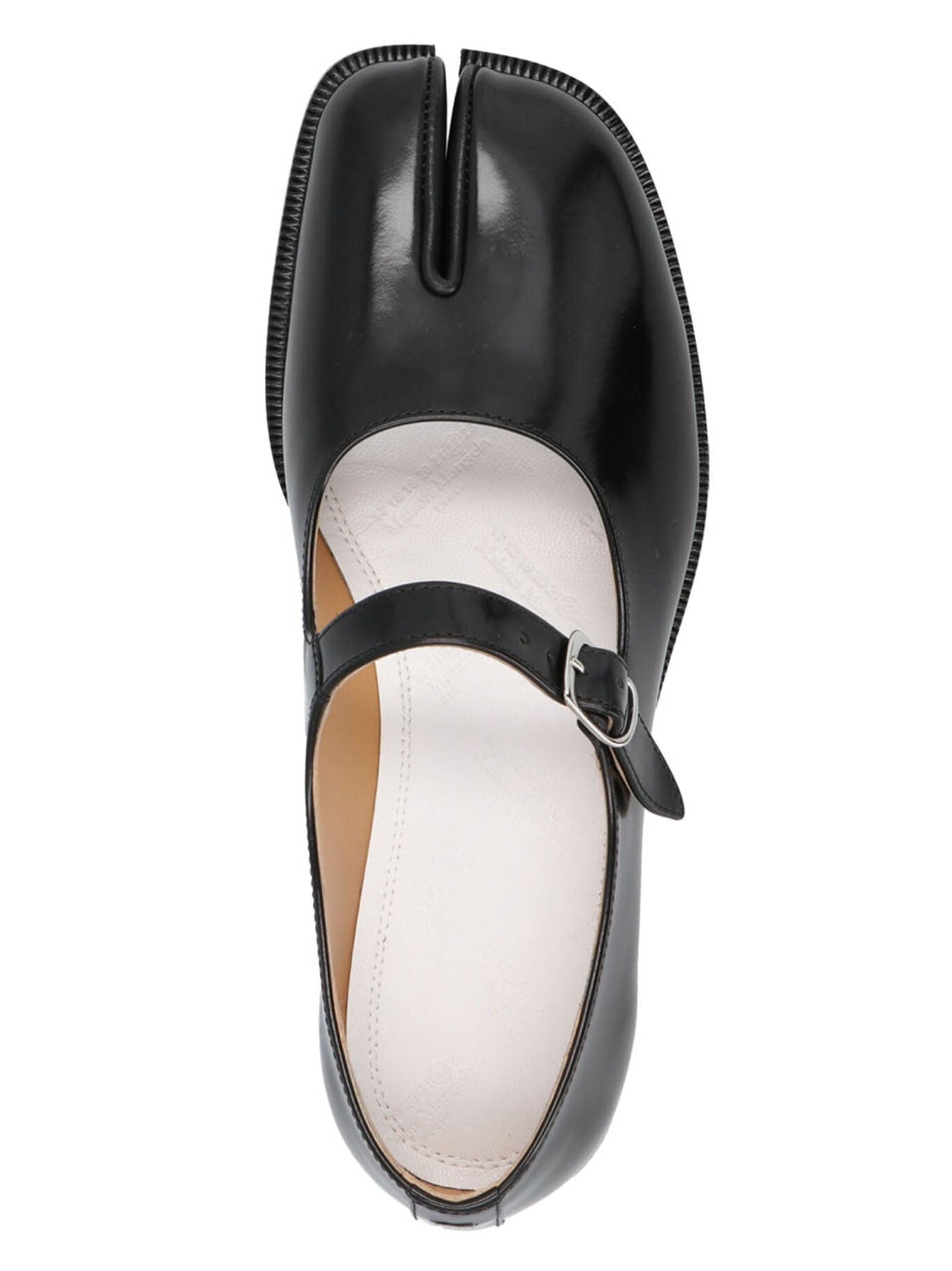 Maison Margiela Tabi Mary Jane Shoes Black
