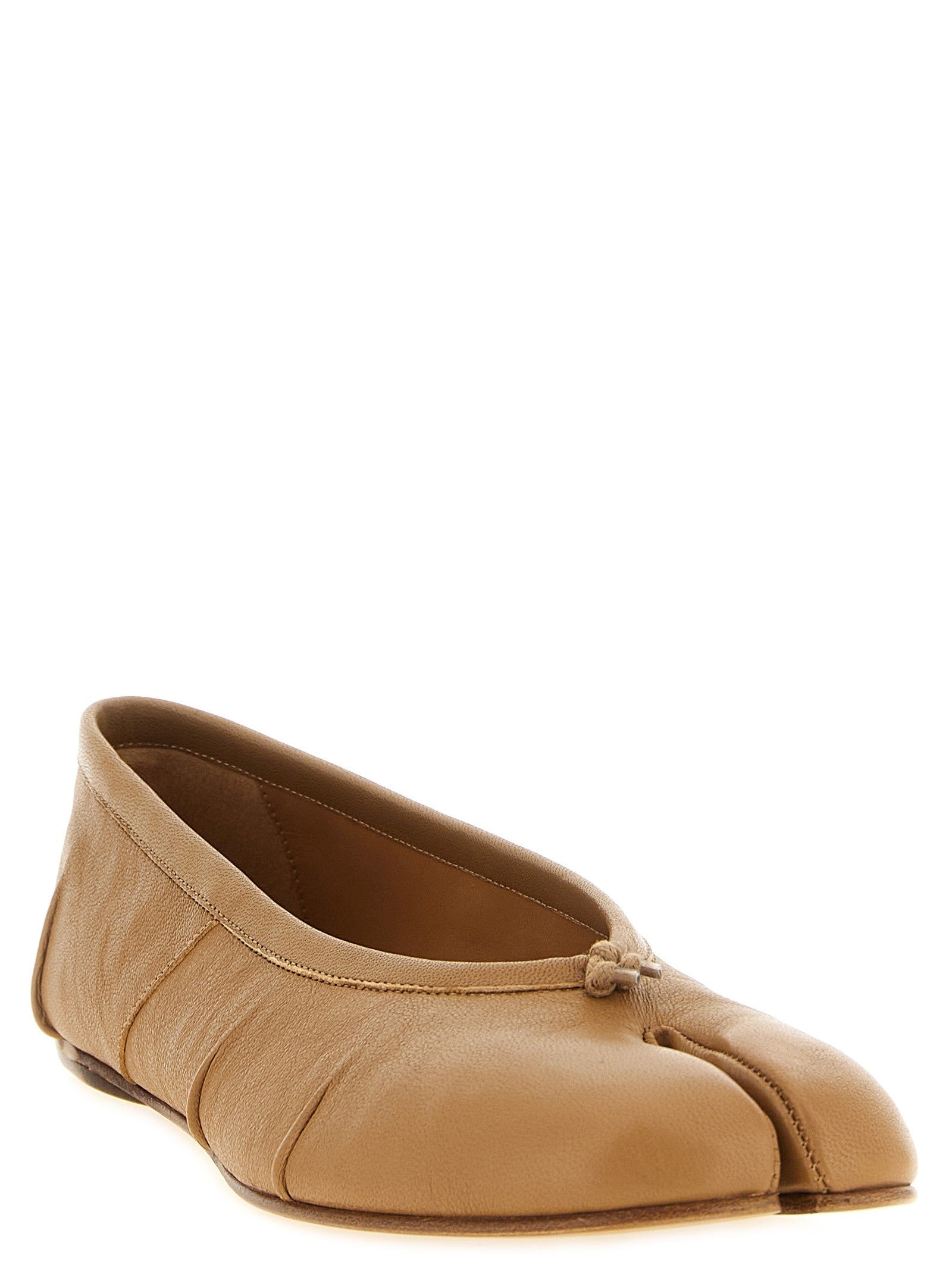 Maison Margiela Tabi New Ballet Flats Beige
