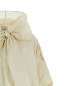 Moncler Taffeta Cape Beige