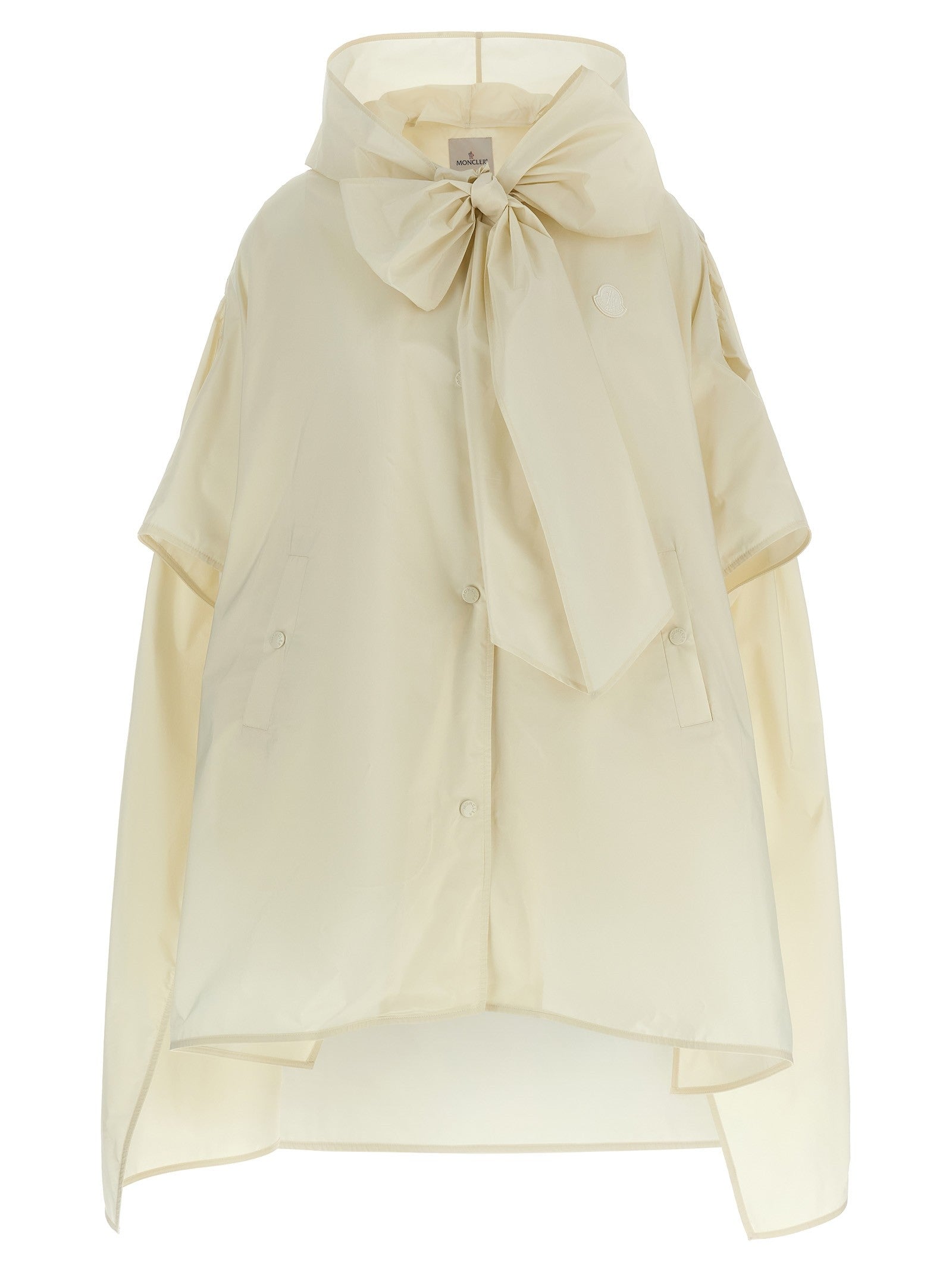 Moncler Taffeta Cape Beige