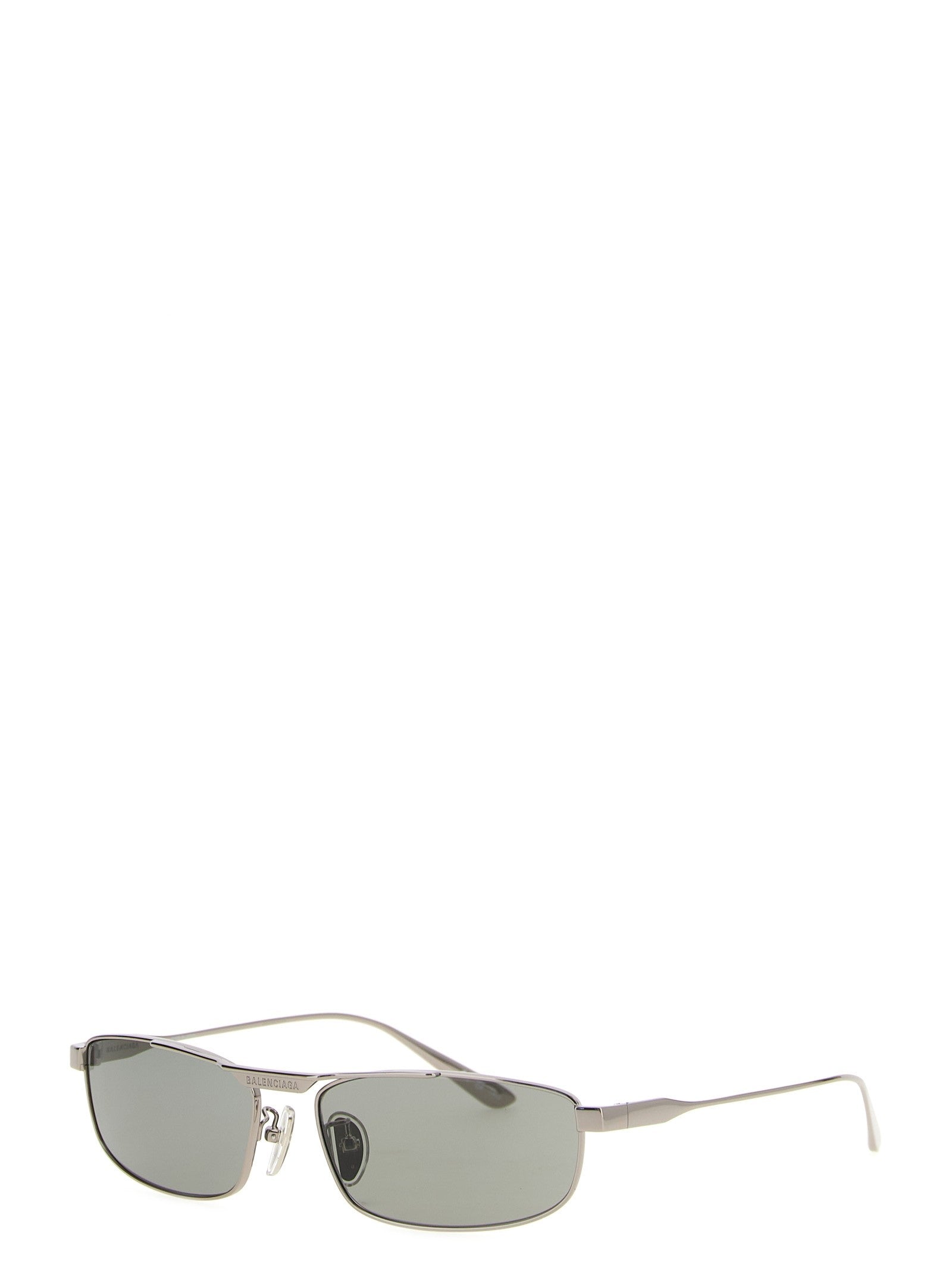 Balenciaga Tag Rectangle Sunglasses Grey