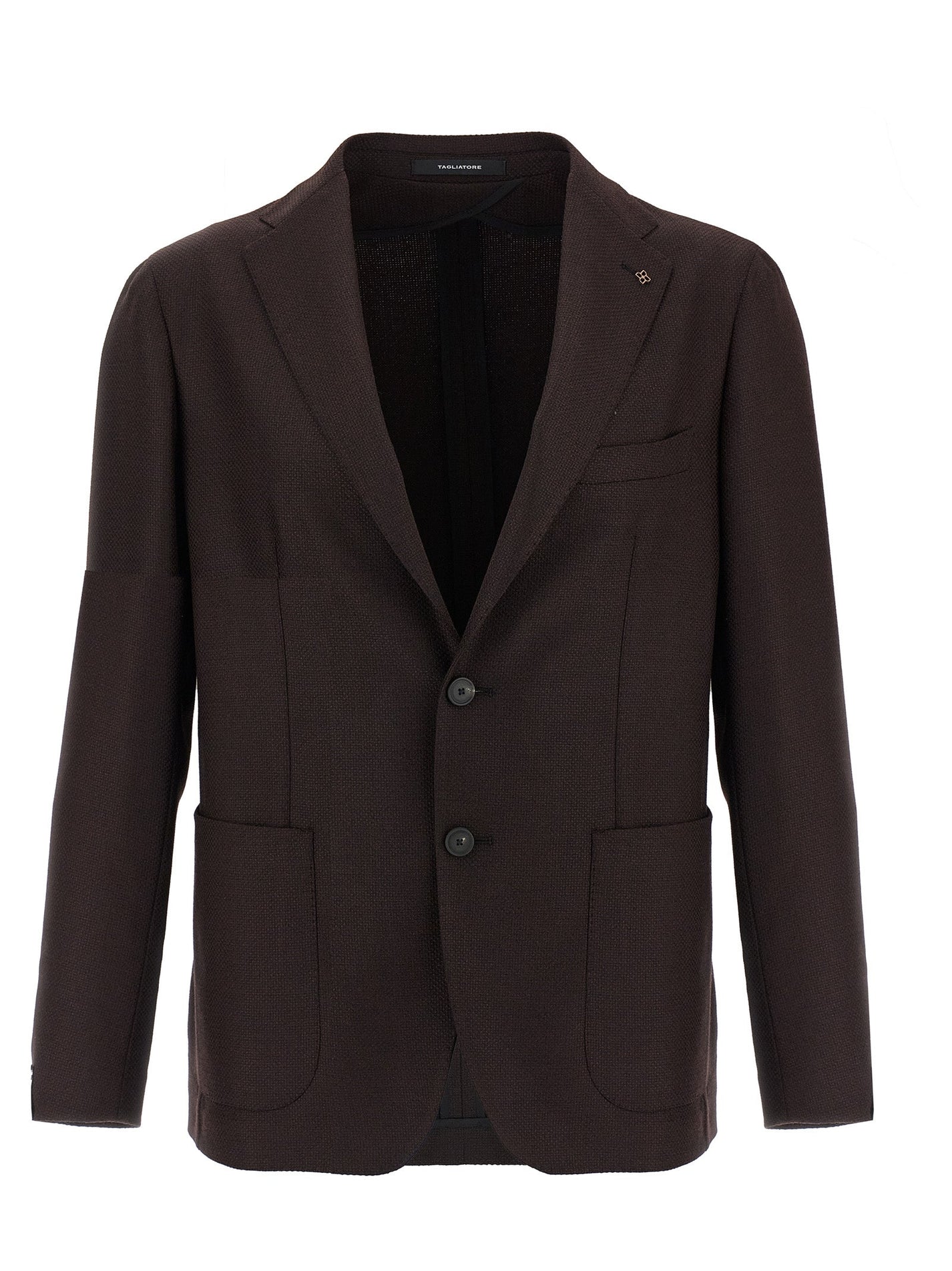 TAGLIATORE - TAGLIATORE - Micro squares blazer - Men’s Clothing