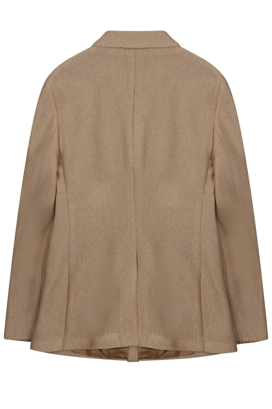 Tagliatore women’s giacca parigi doppio petto beige textured blazer with subtle woven pattern and classic tailored fit
