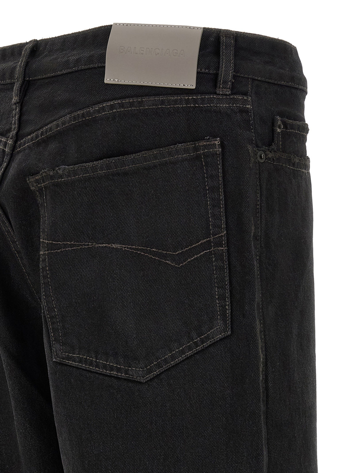 Balenciaga Taglio Regolare Jeans Black