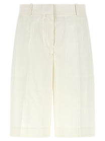 Toteme Tailored Bermuda Shorts White