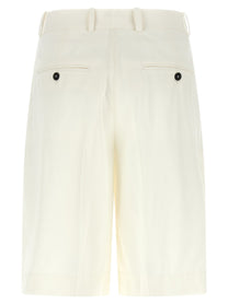 Toteme Tailored Bermuda Shorts White