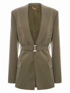 Victoria Beckham Women's Tailored Blazer Green