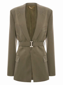 Victoria Beckham Women's Tailored Blazer Green