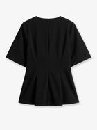 Toteme Women's Tailored Cotton Top Black, view 2