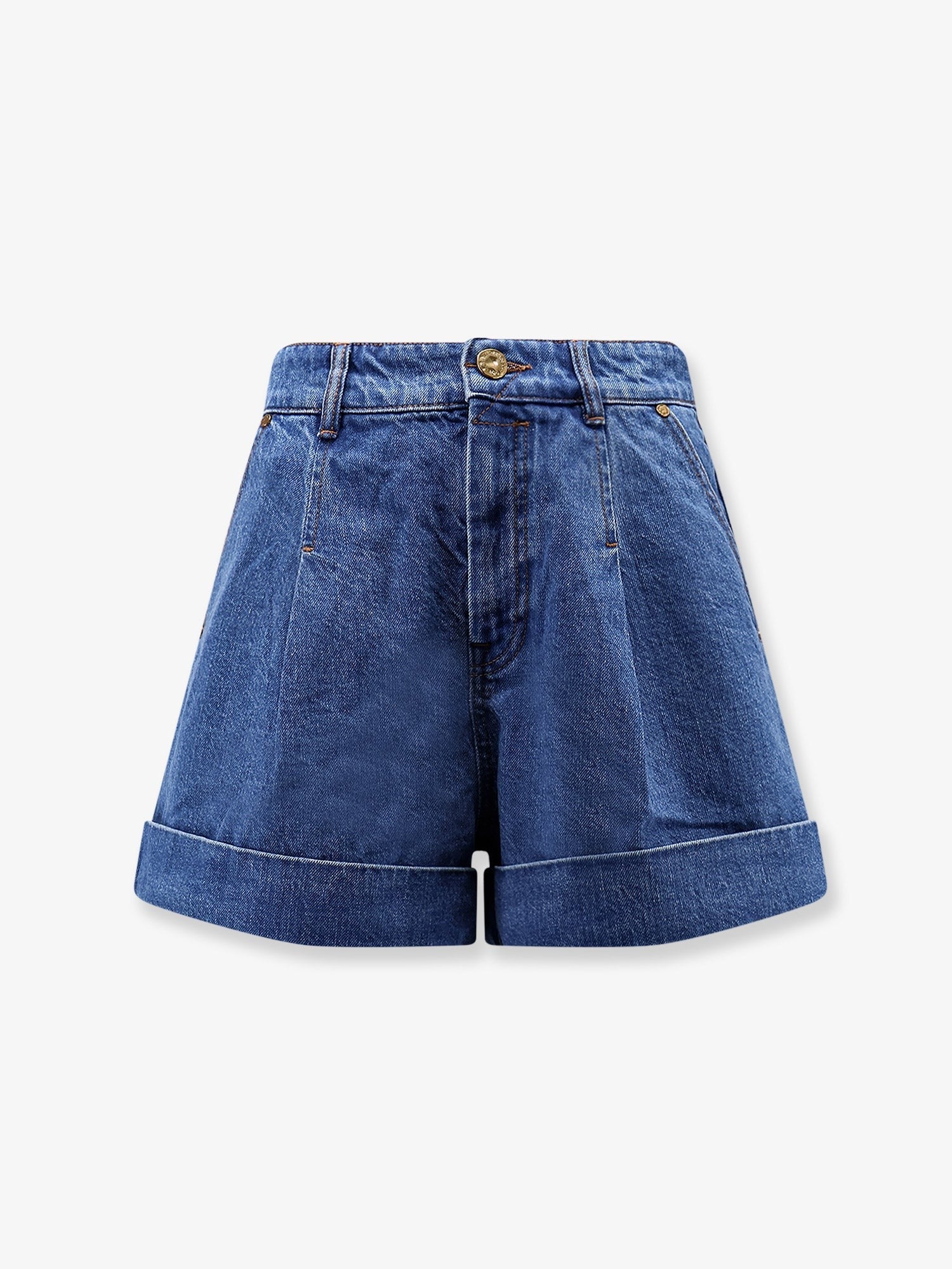 Zimmermann Women's Tailored Denim Shorts Blue