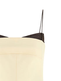 Entire Studios Tailored Dress Beige