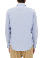Ps By Paul Smith Men's Tailored Fit Shirt Blue, view 4