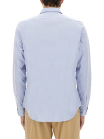 Ps By Paul Smith Men's Tailored Fit Shirt Blue