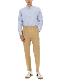 Ps By Paul Smith Men's Tailored Fit Shirt Blue