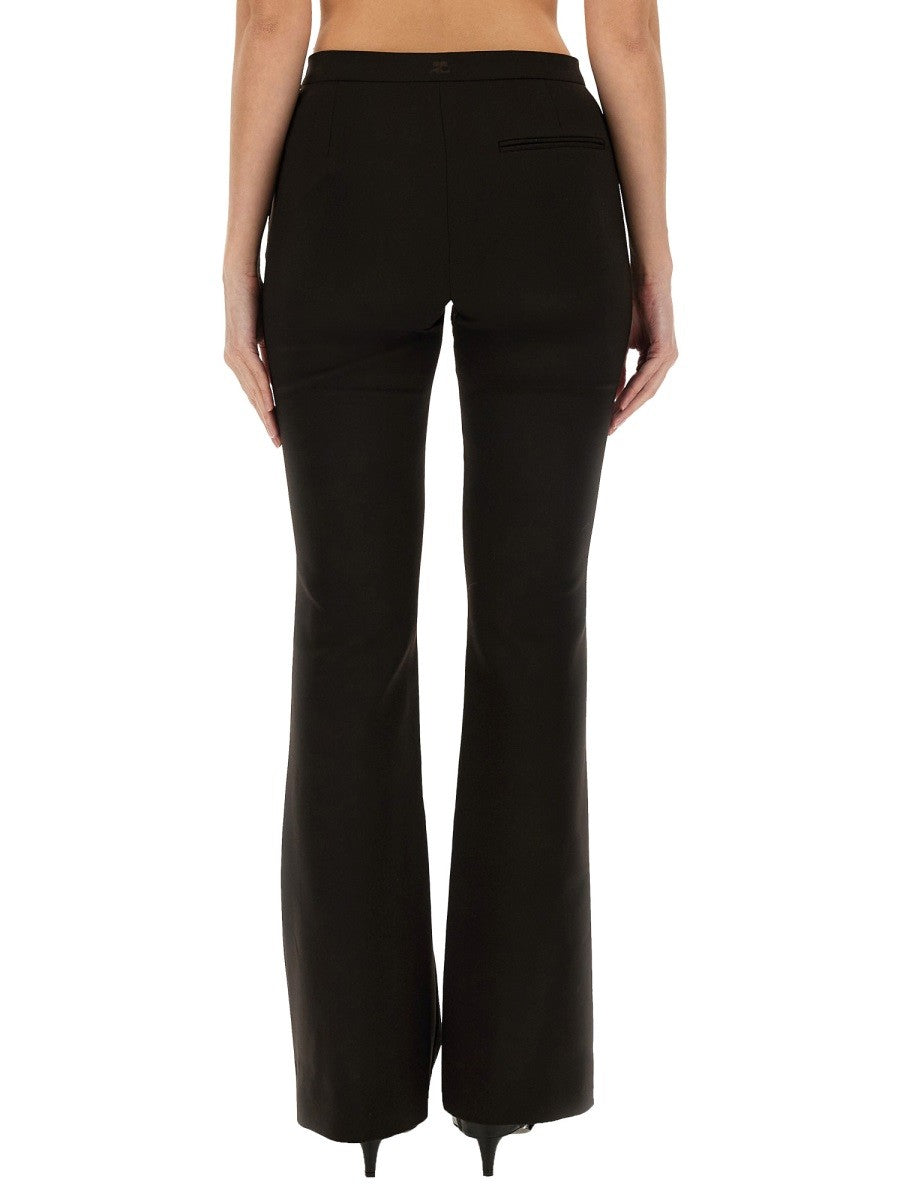 courrèges Women's Tailored Pants Oblique Brown, view 3