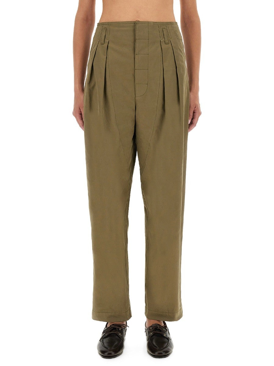 Moschino Women's Tailored Pants Green