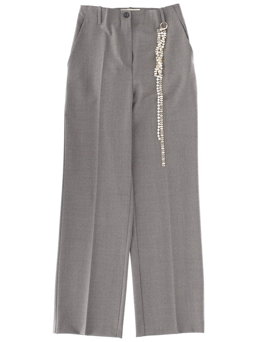 Circus Hotel Women's Tailored Pants Grey Circus Hotel