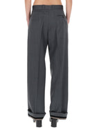 Maison Margiela Women's Tailored Pants Grey, view 4