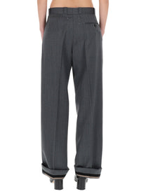 Maison Margiela Women's Tailored Pants Grey
