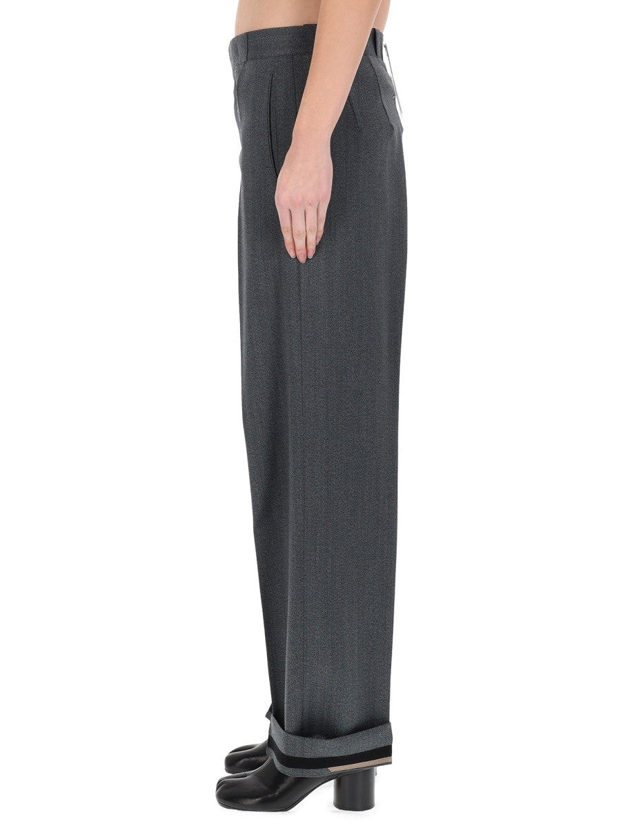 Maison Margiela Women's Tailored Pants Grey