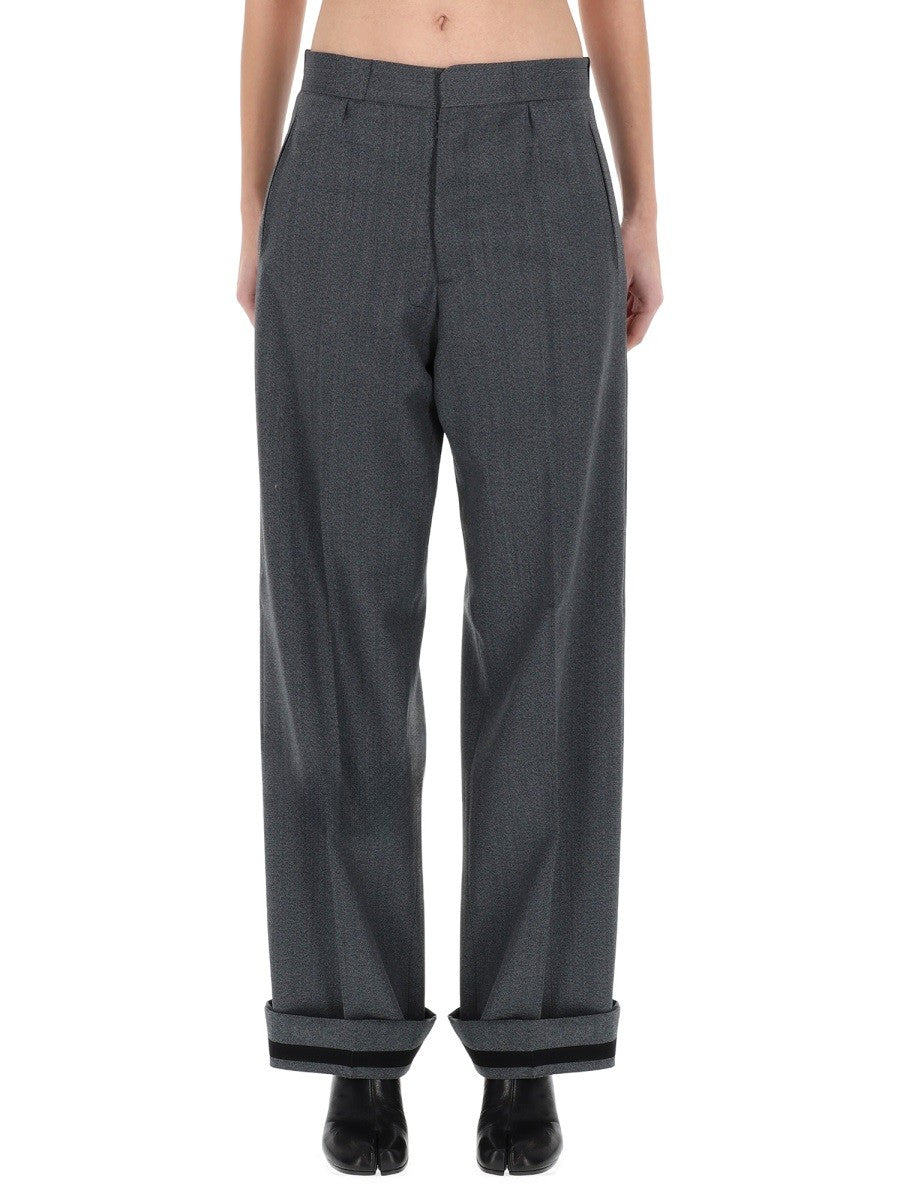 Maison Margiela Women's Tailored Pants Grey