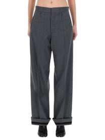 Maison Margiela Women's Tailored Pants Grey