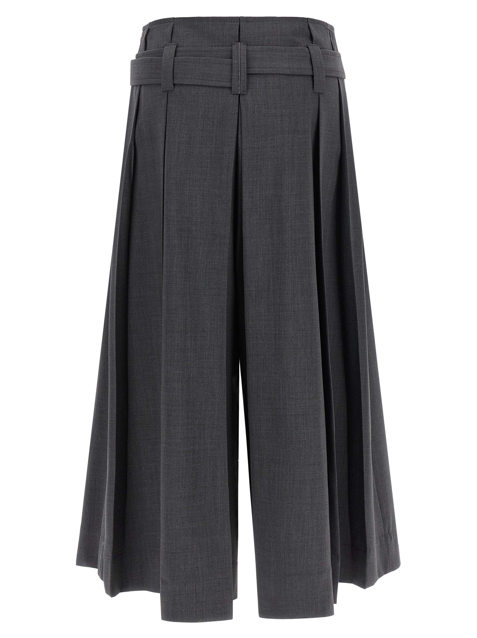 Brunello Cucinelli Tailored Pleated Bermuda Shorts Grey