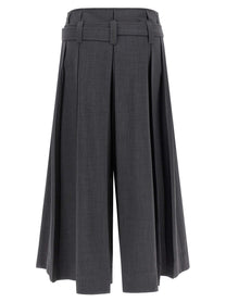 Brunello Cucinelli Tailored Pleated Bermuda Shorts Grey