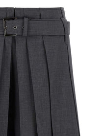 Brunello Cucinelli Tailored Pleated Bermuda Shorts Grey