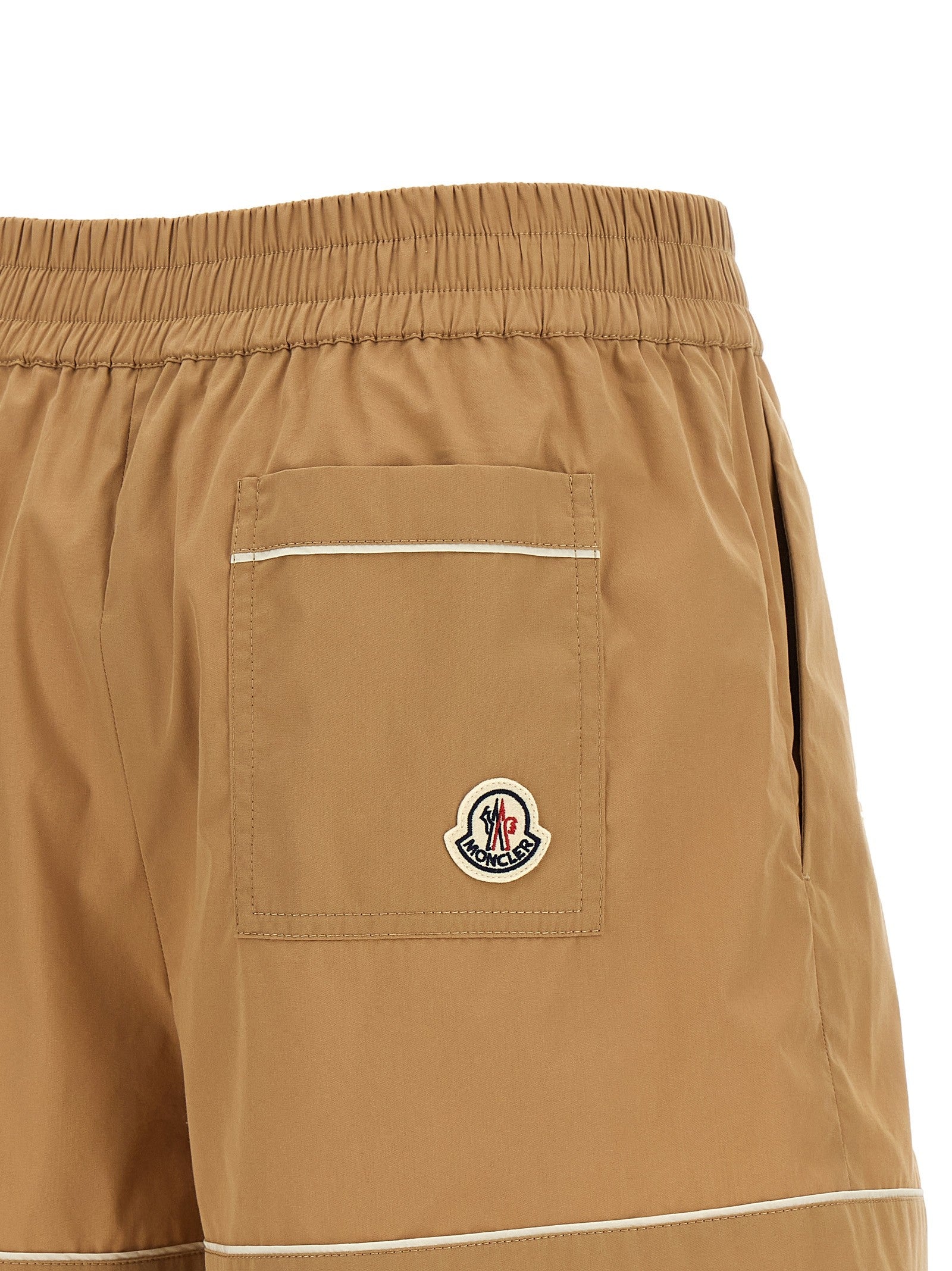 Moncler Tailored Shorts Beige