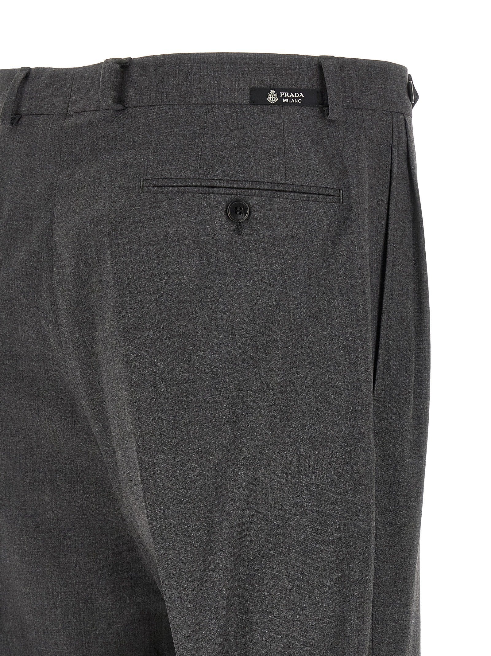 Prada Tailored Trousers Grey