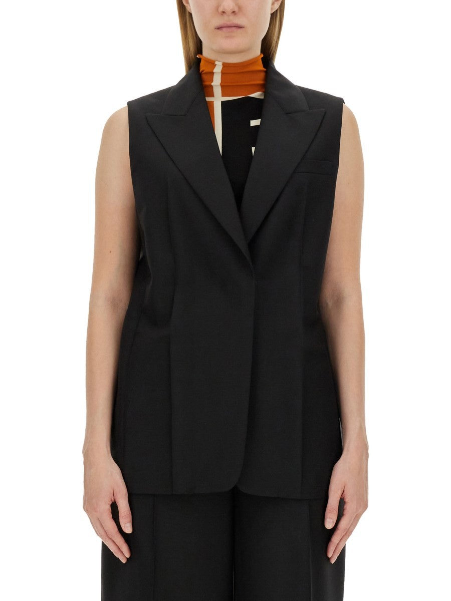 Fendi Women's Tailored Vest Black Fendi