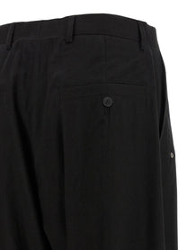 Rick Owens Tailored Wide Belas Pants Black