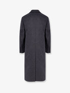 Tonywack Men's Tailored Wool and Cashmere Coat Grey, view 2