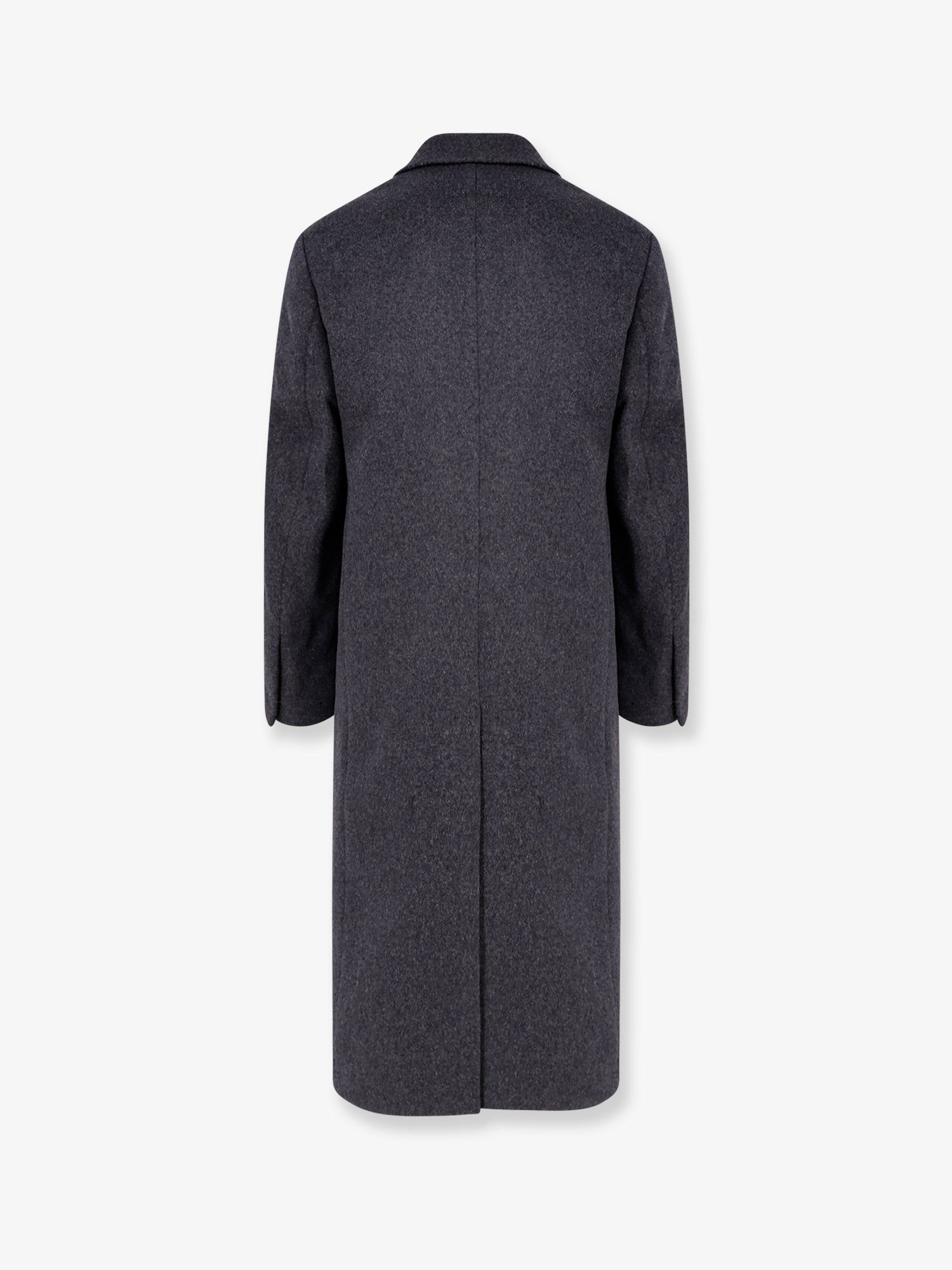 Tonywack Men's Tailored Wool and Cashmere Coat Grey