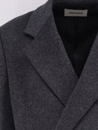 Tonywack Men's Tailored Wool and Cashmere Coat Grey, view 3