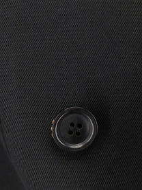 Tonywack Men's Tailored Wool Blend Unisex Blazer Black