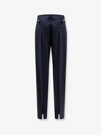 Bottega Veneta Women's Tailored Wool Trousers Black
