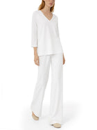 Max Mara Women's Tailoring Pants Pretend White, view 2